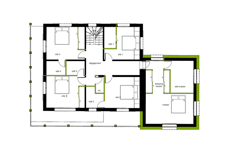 First floor (chalet renovation idea)
